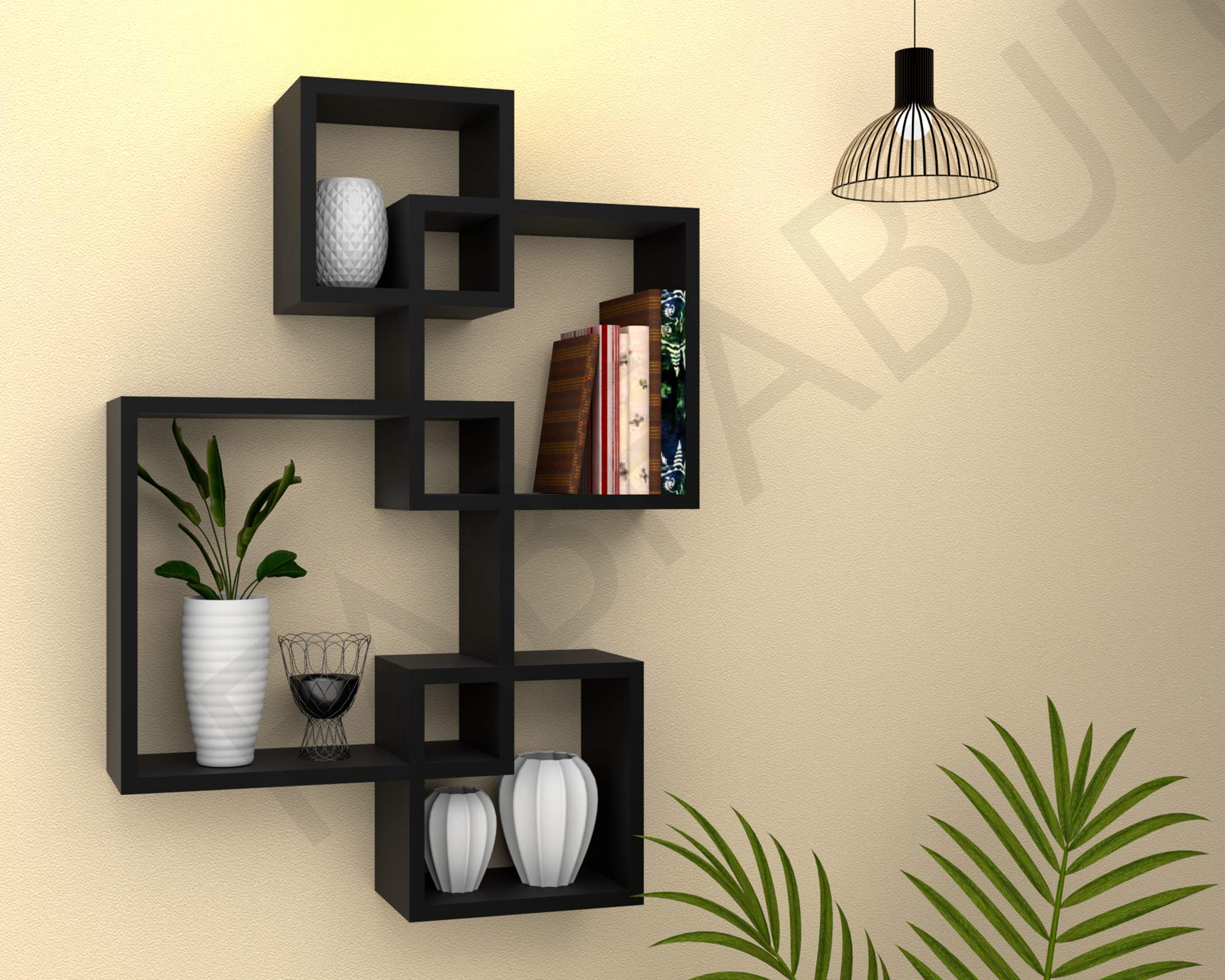  Maximizing Space and Style: How to Design Your Living Room with a Modern Wall Rack